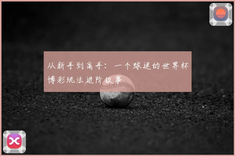 从新手到高手:一个球迷的世界杯博彩玩法进阶故事