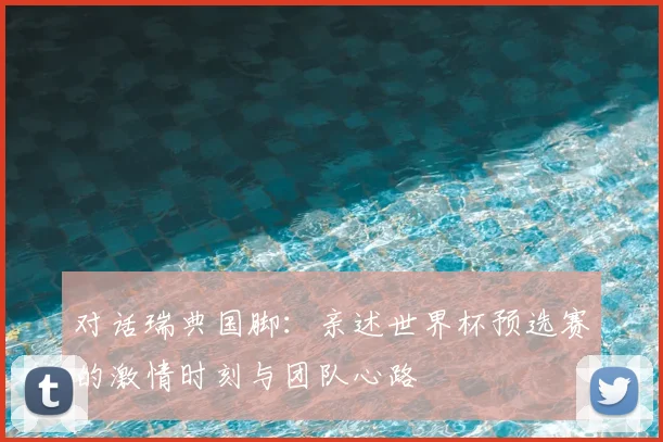 对话瑞典国脚：亲述世界杯预选赛的激情时刻与团队心路